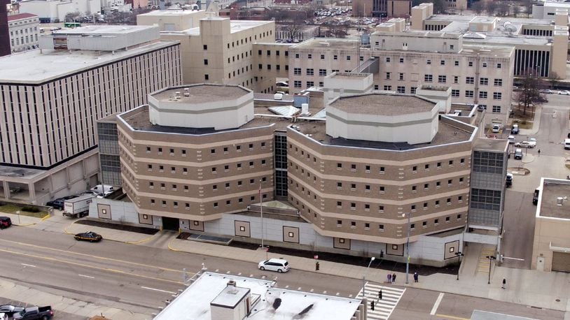 The Montgomery County Jail at 330 West Second Street in Dayton. TY GREENLEES / STAFF