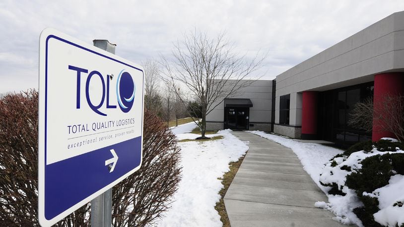 Total Quality Logistics, located at 6525 Centerville Business Parkway, which aims to grow from 71 to 110 jobs by 2025, according to the city. FILE