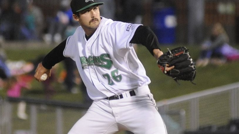 Dragons reliever Ryan Hendrix leads Midwest League relievers in strikeouts. MARC PENDLETON / STAFF