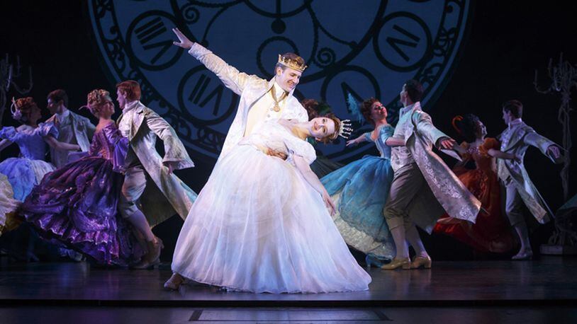 Colorful costumes and sets and a new take on the characters are part of the charms of “Rodgers + Hammerstein’s Cinderella,” coming to the Clark State Performing Arts Center on Feb. 23. CONTRIBUTED PHOTO BY CAROL ROSEGG