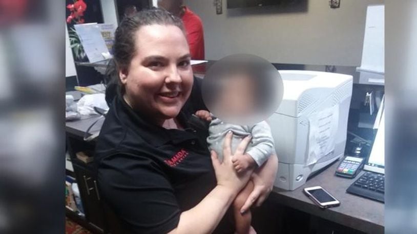 A baby kidnapped from the metro Atlanta area was found safe at a Mississippi hotel. (Photo: WSBTV.com)