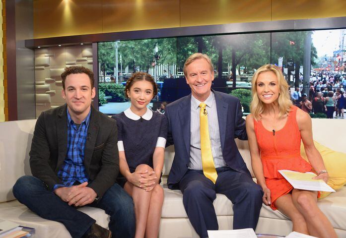 The family sitcom "Boy Meets Girl," starring Ben Savage and Rowan Blanchard (seen here promoting the show) was a remake of...