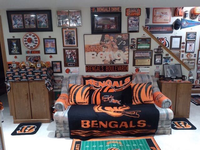 Die-hard fans show us their "Bengals Cave"