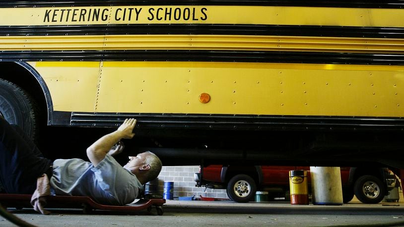 Kettering City Schools has a shortage of bus drivers. COVID-19 is a factor, but not the entire issue, officials said. FILE