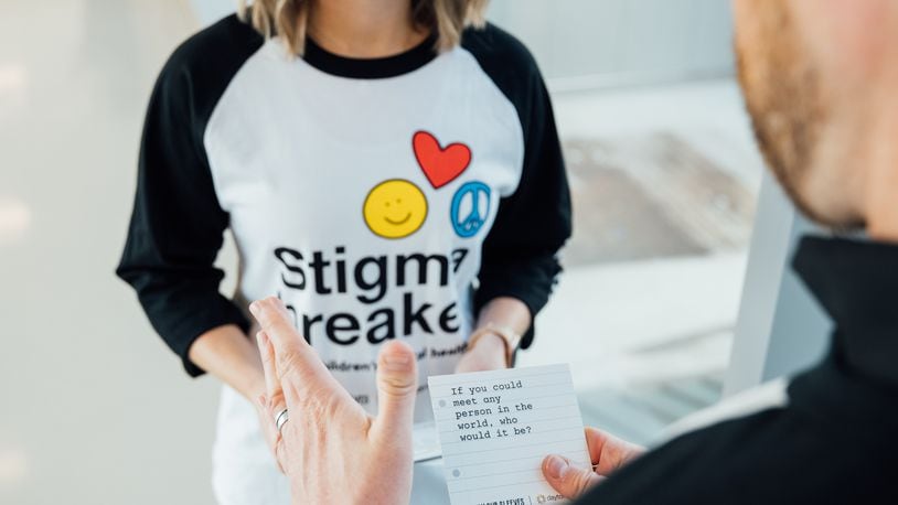 Dayton Children's Hospital's On Our Sleeves program works with parents, educators, and the local community to help reduce the stigma surrounding mental health while also connecting people to mental health resources. CONTRIBUTED