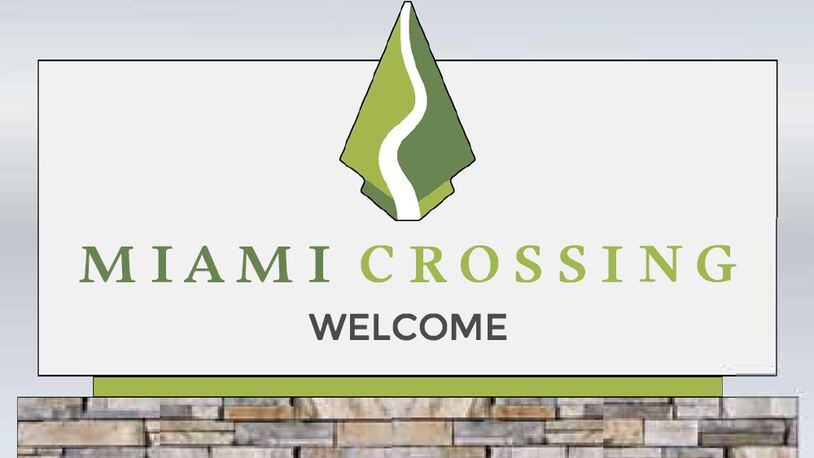 The street signage concept for the Miami Crossing District. CONTRIBUTED