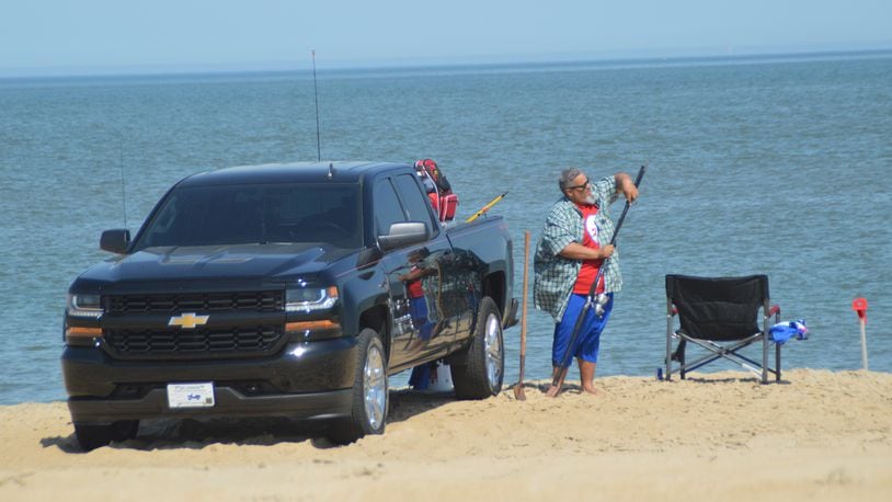 State park visitors with active beach fishing permits can access their waterfront spots by car. (Myscha Theriault/TNS)