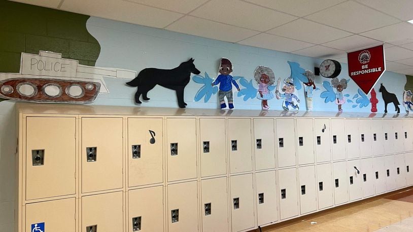 A mural created by students at Rushmore Elementary in Huber Heights as a Black History Month project evoked concern from a student's family member, prompting a response from the district.