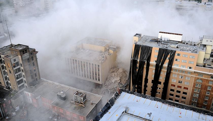 Schwind building implosion completed downtown