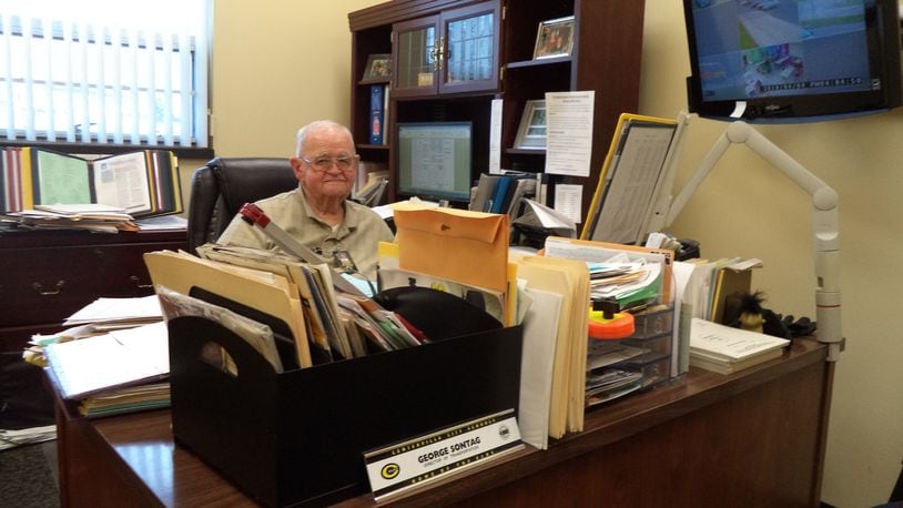 George Sontag retires in July after 27 years overseeing transportation for Centerville Schools and more than five decades in the student transportation arena.
