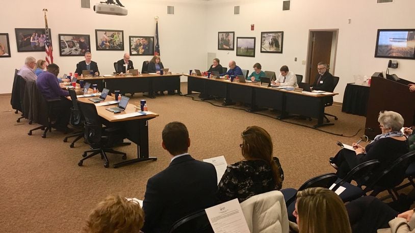 The governing board of Butler Tech voted to approve a historic experiment by the career school system allowing high school teens to take a four-day week next school year, with some Fridays off to learn about their careers while working for local companies.(Photo by Michael D. Clark/Journal-News)