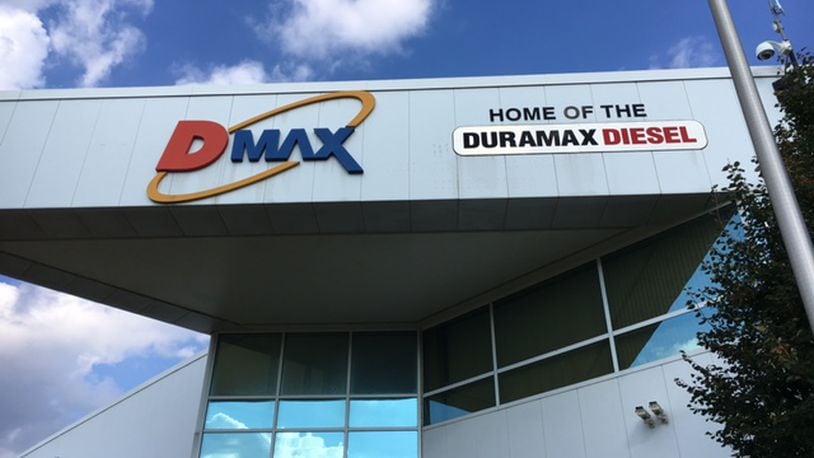 GM co-owns the Moraine DMAX plant, which has about 800 workers in Moraine. DMAX is a joint venture, 60 percent owned by GM, 40 percent owned by Isuzu Diesel Services of America, Inc. THOMAS GNAU/STAFF