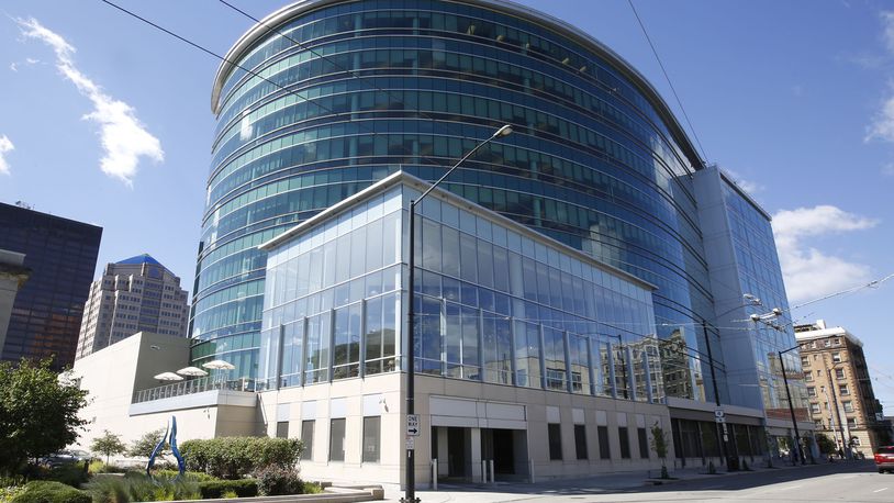 CareSource headquarters in downtown Dayton. The Medicaid managed care provider recently lost its appeal to vacate an arbitrator’s ruling that it pay Dayton-based Kettering Health Network $2.8 million for underpayments for hundreds of outpatient surgeries. TY GREENLEES / STAFF