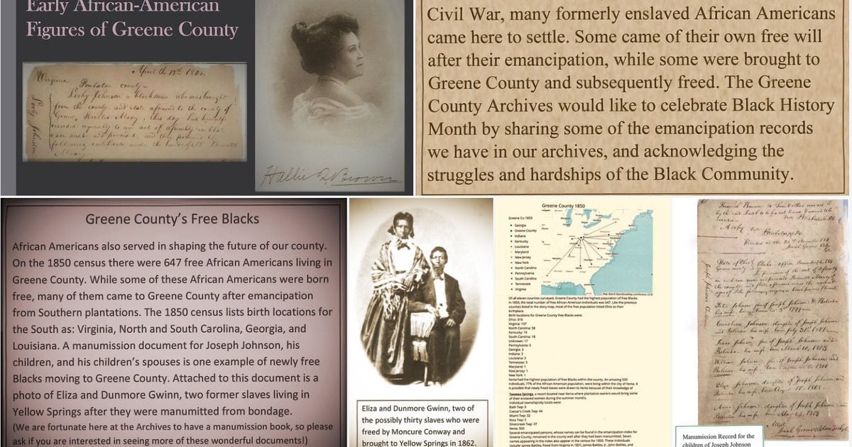 Greene County celebrates Black history month with online archives exhibit