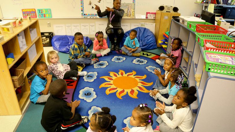 A file photo of a Miami Valley Child Development Centers class located at Rosa Parks Early Learning Center. JIM WITMER/STAFF
