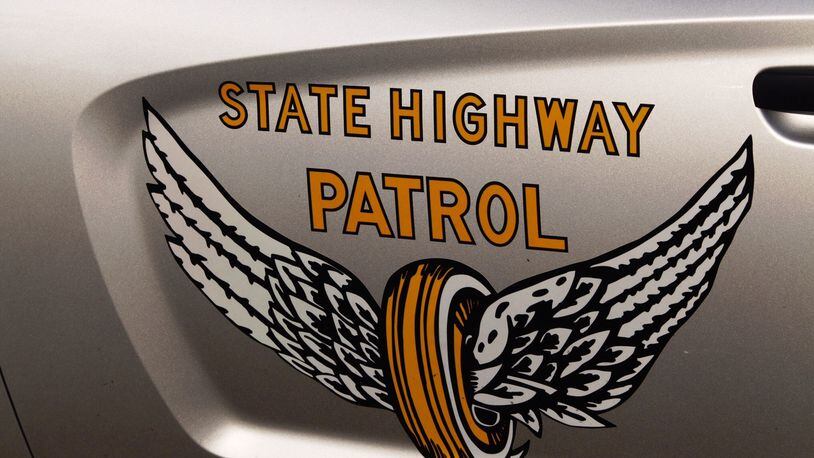 Ohio Highway Patrol is investigating the two-vehicle accident Thursday night, May 21, 2015, that shut down I-75 South in the area of Piqua. (Jarod Thrush/Staff)