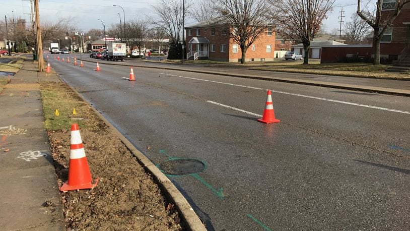 FILE PHOTO: Water main replacement work will impact traffic at the Dorothy Lane and Shroyer Road intersection in Kettering. TREMAYNE HOGUE / STAFF