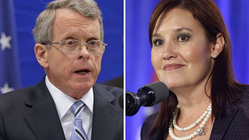 Ohio Attorney General Mike DeWine and Lt. Gov. Mary Taylor