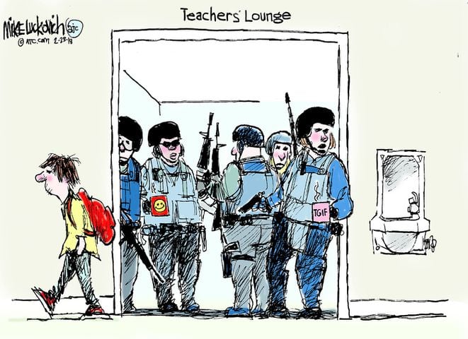 Week in cartoons: The NRA, arming teachers and more