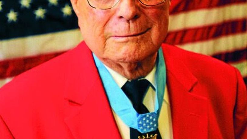Hershel “Woody” Williams is a World War II Medal of Honor recipient who helped start a foundation to recognize Gold Star families with monuments across the country. CONTRIBUTED