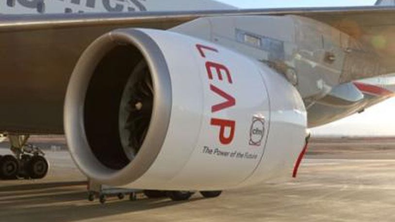 The Leap engine was developed by Safran Aircraft Engines and GE through their joint company, CFM International, to power single-aisle commercial jets. Safran image.
