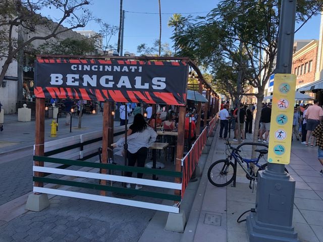 Bengals fans in Los Angeles
