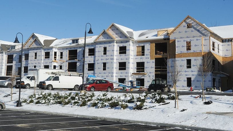 A $35 million luxury apartment complex in Centerville with 360 units is expected to be completed early next year.Gateway Lofts has leased the vast majority of the nearly 180 finished one- and two-bedroom units at the 701 E. Alex Bell Road complex near Ohio 48 and Interstate 675. MARSHALL GORBY\STAFF