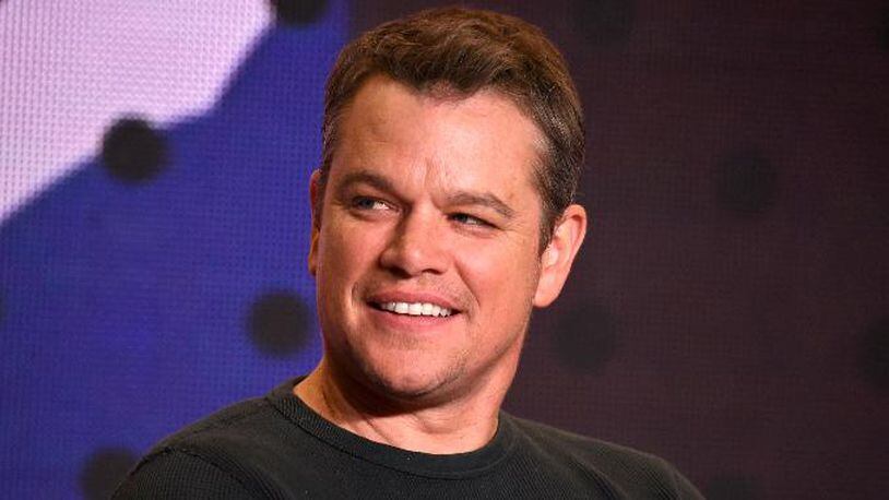 Actor Matt Damon speaks onstage during the "Downsizing" press conference during the 2017 Toronto International Film Festival at TIFF Bell Lightbox on September 10, 2017, in Toronto, Canada.