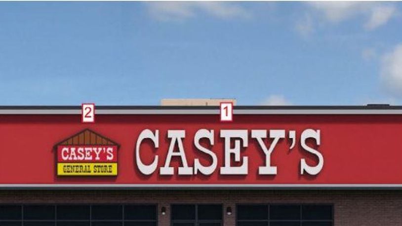 Ground was broken recently for the first Casey’s General Store site in Montgomery County, in Clayton. STAFF PHOTO/CONTRIBUTED.