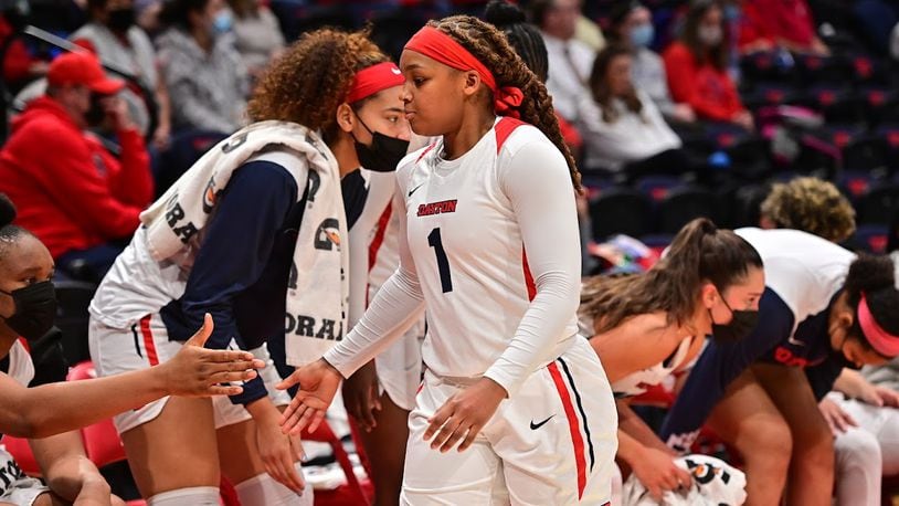 Araion Bradshaw is leaving a legacy at UD says Flyers coach Shauna Green. Last Sunday CBS-TV ran a feature on her and her activism at UD. Her efforts drew rave reviews from the network’s panel of commentators and folks at UD, as well. CONTRIBUTED
