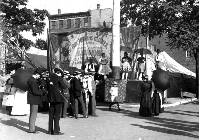 Vintage Dayton street carnivals