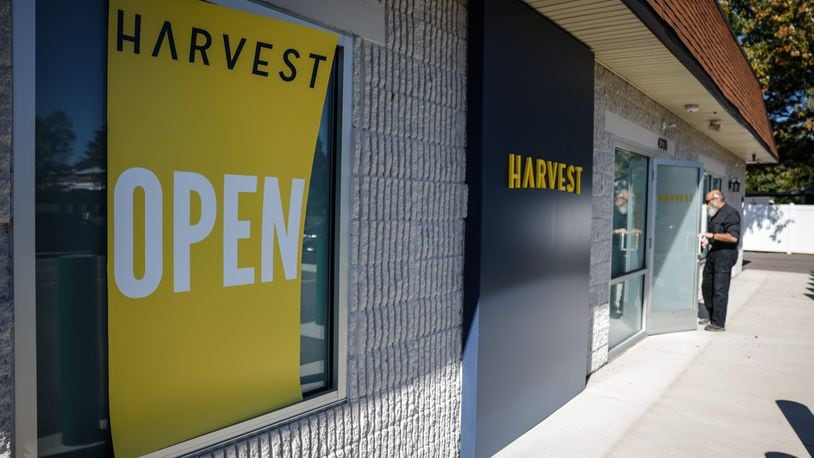 Harvest of Ohio is opening a new marijuana dispensary on Tonawanda Trail in Beavercreek. The grand opening is Tuesday Oct. 26. JIM NOELKER/STAFF