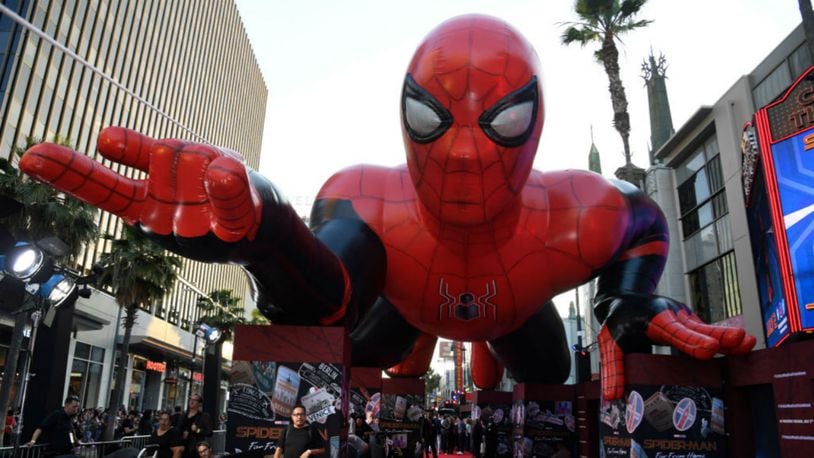 FILE PHOTO: A fiberglass sculpture, titled “Spiderman” by artist Ian Anthony has drawn a complaint for being demonic. It is one of 51 “Serving Hands Lincoln” installations placed throughout the city.