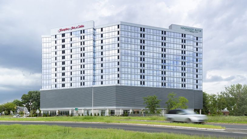 An example of a dual branded hotel in New Jersey, which combines Hampton Inn and HomeWood Suites product. CONTRIBUTED BY HAMPTON BY HILTON