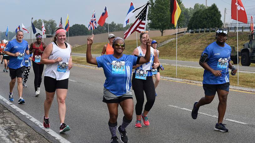 The 2022 Air Force Marathon is scheduled for Sept. 17 at Wright-Patterson Air Force Base. Organizers urge competitors to begin training now. U.S. AIR FORCE PHOTO/SENIOR AIRMAN HOLLY ARDERN
