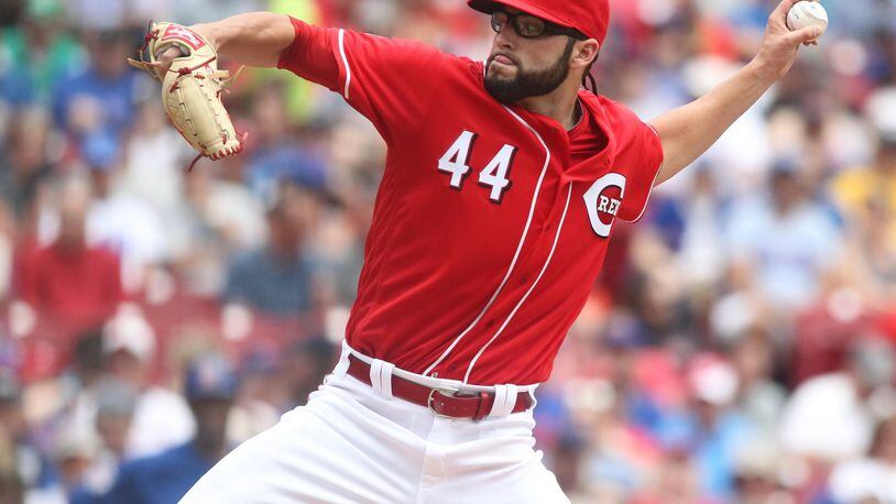 Reds starter Cody Reed pitches against the Cubs on Wednesday, June 29, 2016, at Great American Ball Park in Cincinnati. David Jablonski/Staff