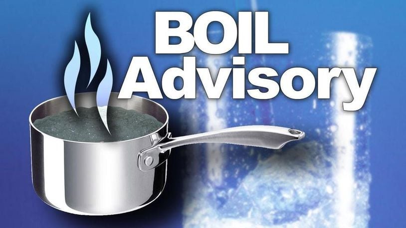 Water boil advisory