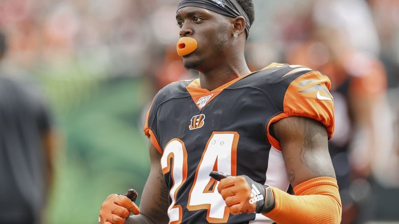 Darius Phillips of the Cincinnati Bengals. Photo by Michael Hickey/Getty Images