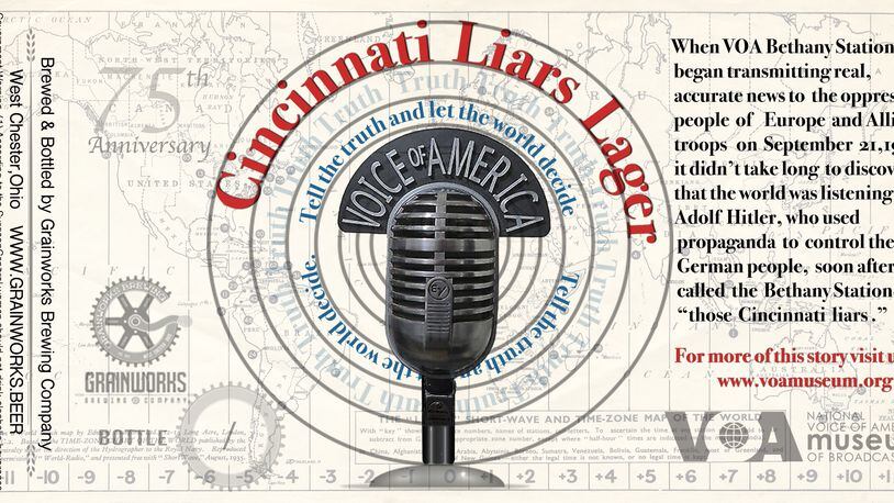 Butler County’s Grainworks Brewing Company will help the National VOA Museum of Broadcasting have fun and raise funds by tapping the first keg of its “Cincinnati Liars Lager” at a June 15 fundraiser.