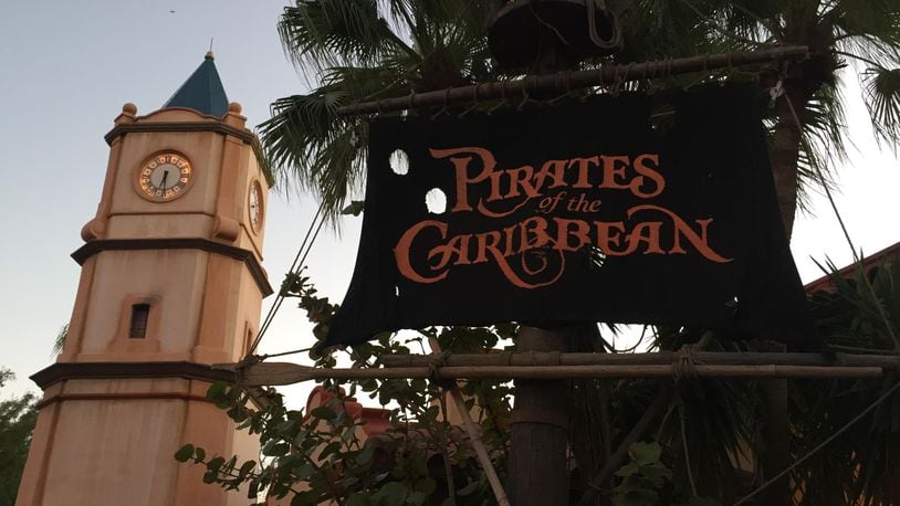 Pirates of the Caribbean ride at Walt Disney World's Magic Kingdom.