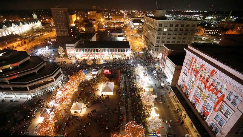 The 2016 Holiday in the City Festival in downtown Springfield. Bill Lackey/Staff