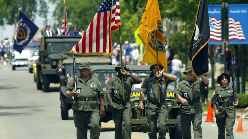 Springboro canceled this year’s Memorial Day Parade. The Vietnam Veterans of America Miami Valley Chapter 97 lead the Memorial Day parade down Main Street in Springboro in this 2003 file photo.