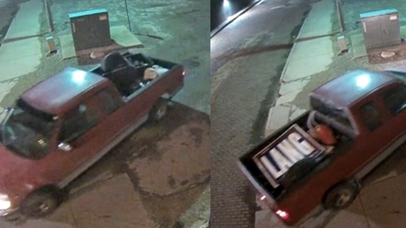 Dayton police are seeking information in a breaking and entering at an auto shop on East Third Street on March 1, 2021. Photo courtesy Dayton Police Department.