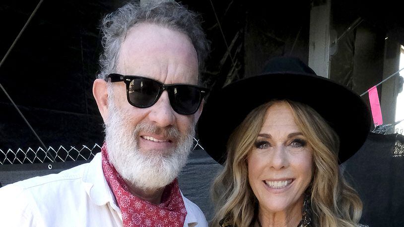 Tom Hanks and Rita Wilson attend the 2019 Stagecoach Festival at Empire Polo Field on April 27, 2019 in Indio, California. (Frazer Harrison/Getty Images for Stagecoach)