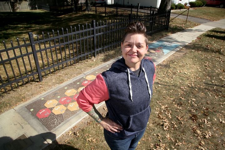 PHOTOS: Colorful mosaic artwork takes over a Kettering neighborhood