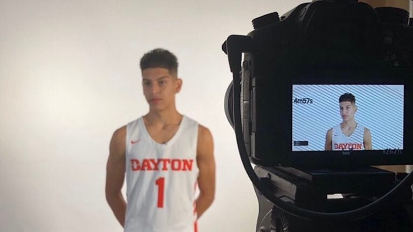 Koby Brea poses for a photo while on a visit to Dayton in September. Submitted photo