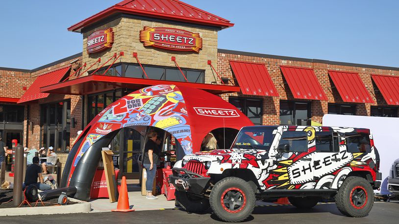 Hundreds of people visit the new Sheetz in Springfield Twp. Tuesday, Oct. 3, 2023 during their grand opening. The company is planning a Washington Twp. location at 821 Miamisburg Centerville Road. BILL LACKEY/STAFF
