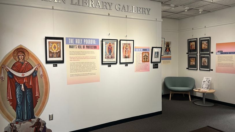 The new Ukraine-focused Marian Collection at UD is on display at Roesch Library. CONTRIBUTED