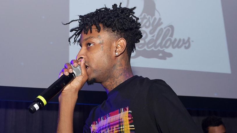 Rapper 21 Savage  (Photo by Kevin Winter/Getty Images for McDonald's)