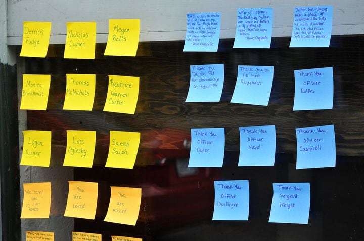 PHOTOS: Post-it notes cover businesses in Oregon District